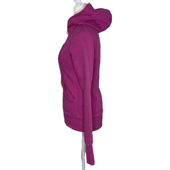 Lululemon Scuba Hoodie II Heathered Ultra Violet Purple Size 6 - Picture 15 of 16